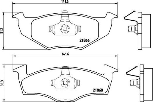 Brembo P 85 031 - Set placute frana,frana disc www.parts5.com