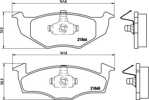 Brembo P 85 025 - Set placute frana,frana disc www.parts5.com