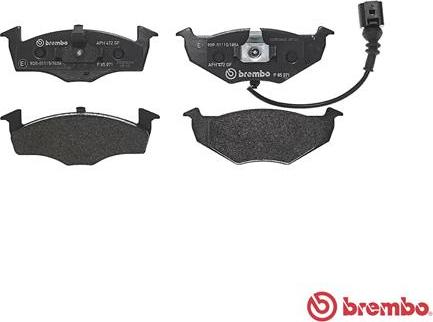 Brembo P 85 071 - Set placute frana,frana disc www.parts5.com