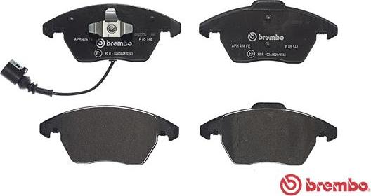 Brembo P 85 146 - Σετ τακάκια, δισκόφρενα www.parts5.com