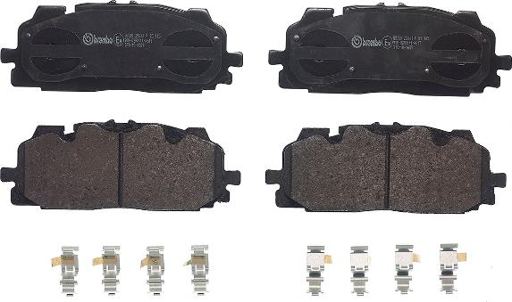 Brembo P 85 165 - Brake Pad Set, disc brake www.parts5.com