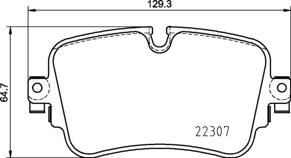 Brembo P 85 161 - Juego de pastillas de freno www.parts5.com