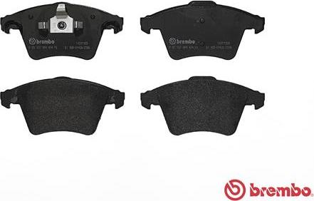 Brembo P 85 107 - Sada brzdových destiček, kotoučová brzda www.parts5.com