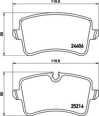 Brembo P 85 118 - Kit de plaquettes de frein, frein à disque www.parts5.com