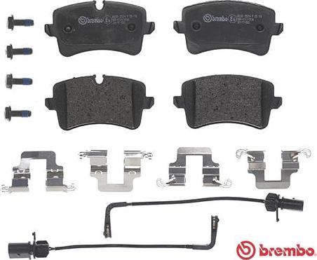 Brembo P 85 118 - Bremsbelagsatz, Scheibenbremse www.parts5.com