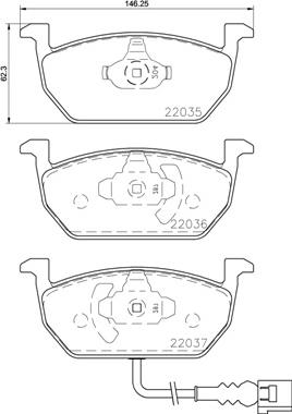 Brembo P 85 137X - Тормозные колодки, дисковые, комплект www.parts5.com