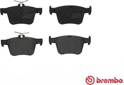 Brembo P 85 124 - Σετ τακάκια, δισκόφρενα www.parts5.com