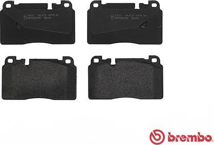 Brembo P 85 123 - Juego de pastillas de freno www.parts5.com