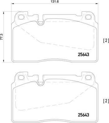 Brembo P 85 123 - Комплект спирачно феродо, дискови спирачки www.parts5.com