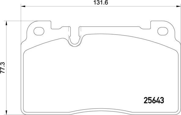 Brembo P 85 122 - Juego de pastillas de freno www.parts5.com