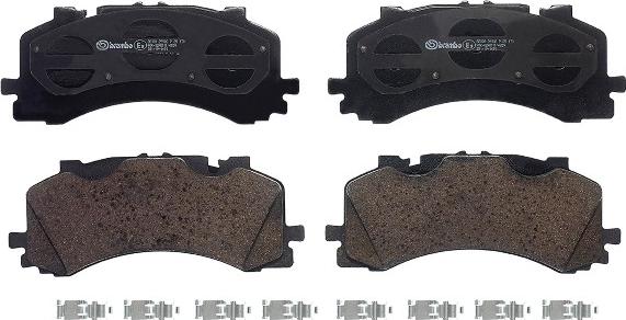 Brembo P 85 170 - Juego de pastillas de freno www.parts5.com