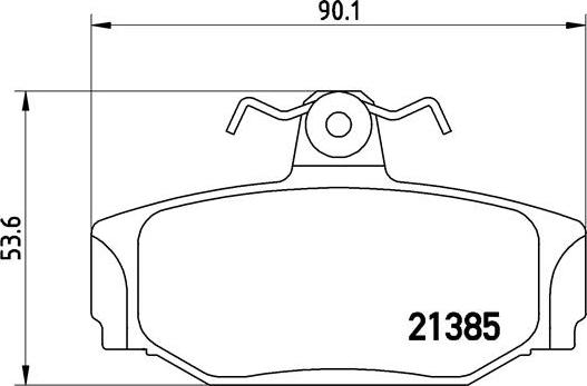 Brembo P 86 009 - Set placute frana,frana disc www.parts5.com