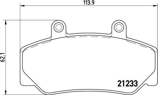 Brembo P 86 006 - Set placute frana,frana disc www.parts5.com