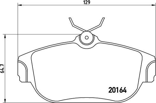 Brembo P 86 007 - Set placute frana,frana disc www.parts5.com