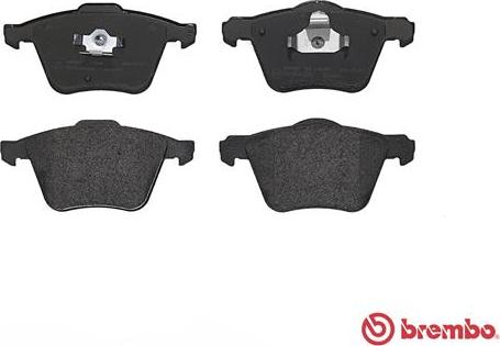 Brembo P 86 018 - Bremsbelagsatz, Scheibenbremse www.parts5.com