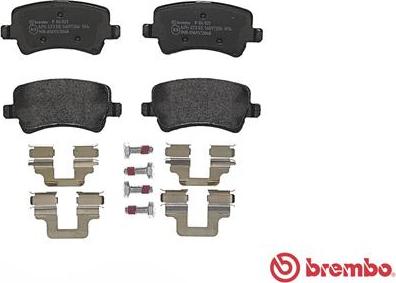 Brembo P 86 021 - Set placute frana,frana disc www.parts5.com