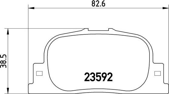 Brembo P 83 063 - Brake Pad Set, disc brake www.parts5.com