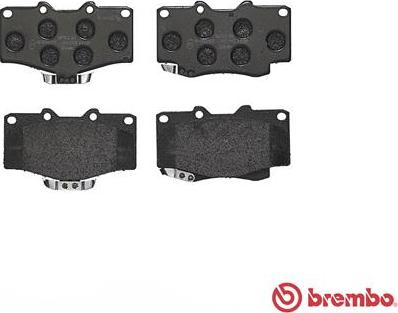 Brembo P 83 009 - Fékbetétkészlet, tárcsafék www.parts5.com