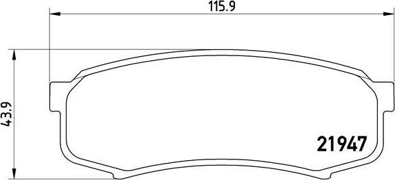 Brembo P 83 024 - Komplet kočnih obloga, disk kočnica www.parts5.com