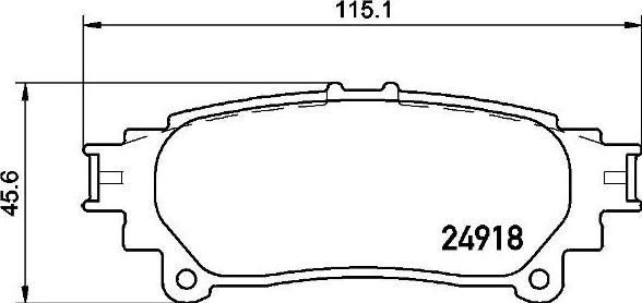 Brembo P 83 152 - Brake Pad Set, disc brake parts5.com