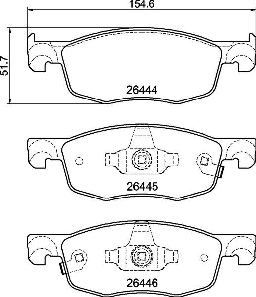 Brembo P 83 185 - Brake Pad Set, disc brake www.parts5.com