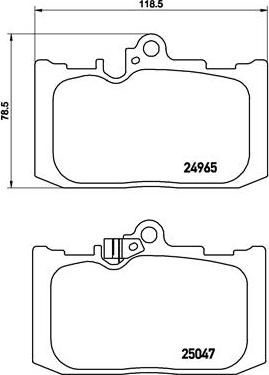 Brembo P 83 131 - Set placute frana,frana disc www.parts5.com