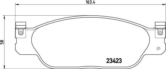 Brembo P 36 012 - Set placute frana,frana disc www.parts5.com