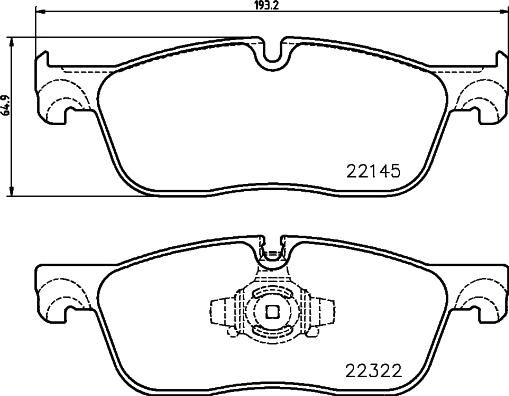 Brembo P 36 035 - Komplet pločica, disk-kočnica www.parts5.com