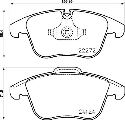 Brembo P 36 030 - Brake Pad Set, disc brake www.parts5.com