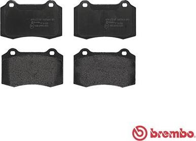 Brembo P 36 020 - Brake Pad Set, disc brake www.parts5.com