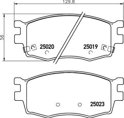 Brembo P 30 069 - Brake Pad Set, disc brake parts5.com