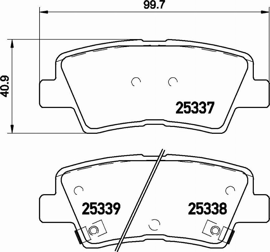 Brembo P 30 067E - Тормозные колодки, дисковые, комплект www.parts5.com