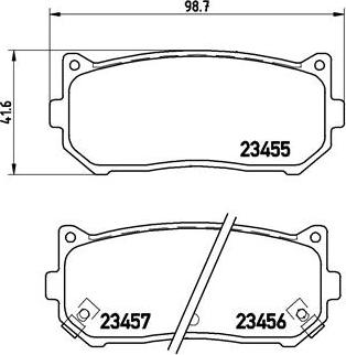 Brembo P 30 008 - Set placute frana,frana disc www.parts5.com