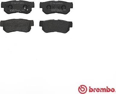 Brembo P 30 014 - Komplet zavornih oblog, ploscne (kolutne) zavore www.parts5.com