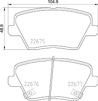 Brembo P 30 109 - Brake Pad Set, disc brake www.parts5.com