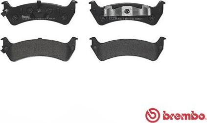 Brembo P 24 042 - Set placute frana,frana disc www.parts5.com