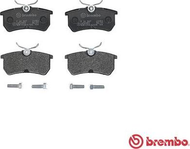 Brembo P 24 047 - Kit de plaquettes de frein, frein à disque www.parts5.com