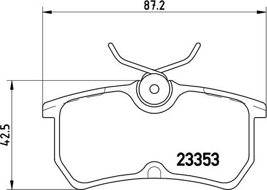 Brembo P 24 047 - Kit de plaquettes de frein, frein à disque www.parts5.com