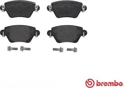 Brembo P 24 059 - Brake Pad Set, disc brake www.parts5.com