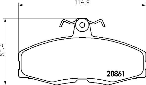 Brembo P 24 013 - Brake Pad Set, disc brake www.parts5.com