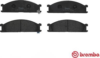 Brembo P 24 026 - Brake Pad Set, disc brake parts5.com