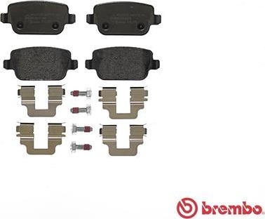 Brembo P 24 075 - Fékbetétkészlet, tárcsafék www.parts5.com