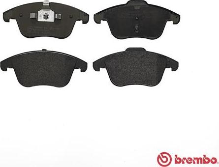 Brembo P 24 076 - Kit de plaquettes de frein, frein à disque www.parts5.com