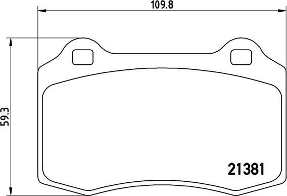 Brembo P 24 073 - Brake Pad Set, disc brake www.parts5.com