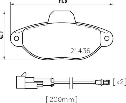 Brembo P 24 147X - Set placute frana,frana disc www.parts5.com