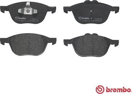 Brembo P 24 158 - Brake Pad Set, disc brake www.parts5.com