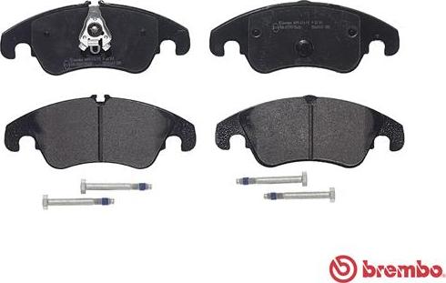 Brembo P 24 161 - Komplet zavornih oblog, ploscne (kolutne) zavore www.parts5.com