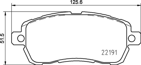 Brembo P 24 203 - Juego de pastillas de freno www.parts5.com