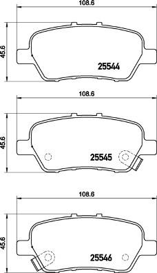 Brembo P 28 094 - Brake Pad Set, disc brake www.parts5.com