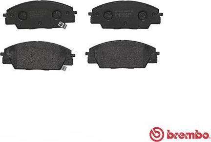 Brembo P 28 032 - Kit de plaquettes de frein, frein à disque www.parts5.com